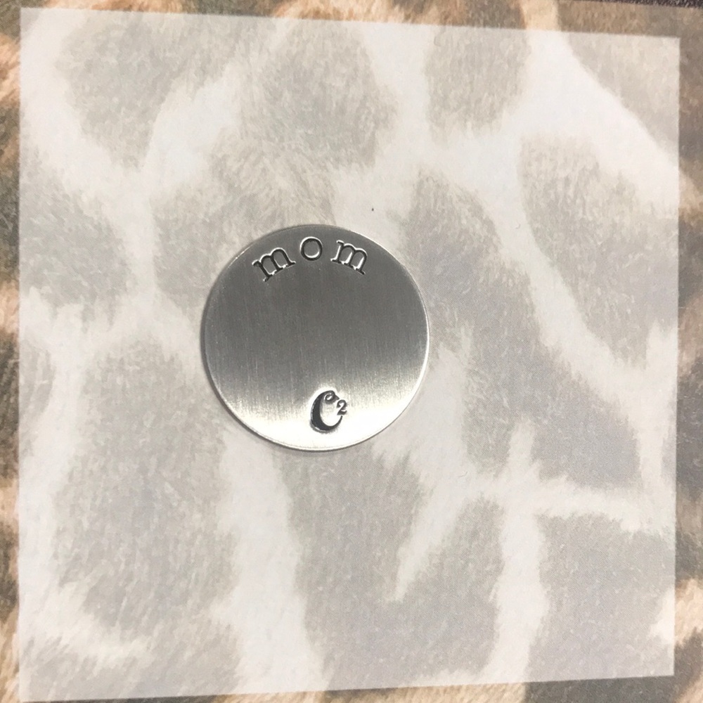 New large silver Origami Owl plate
